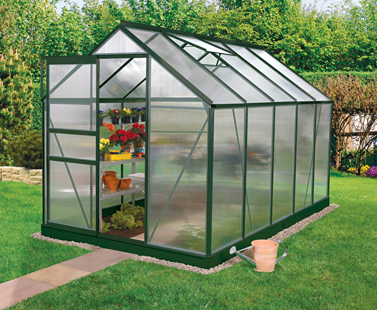 Stil clasic Greenhouse Venus 6200 (policarbonat + verde)