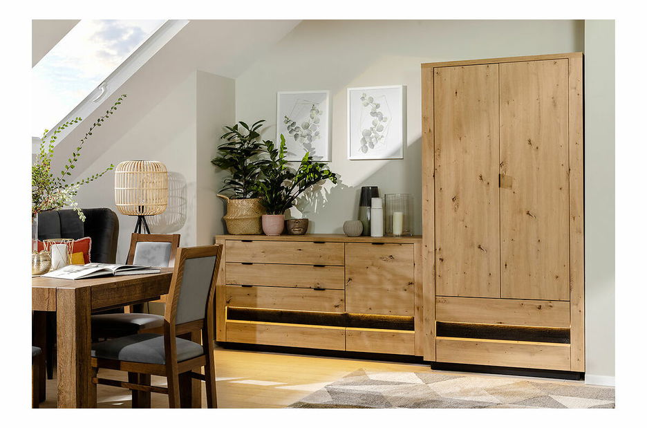 Manželská posteľ 160 cm BRW Ostia LOZ/160/B