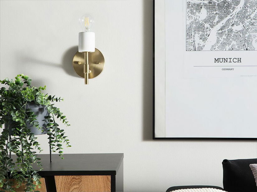 Set 2 buc. lămpi de perete ALAMA (metal) (auriu)