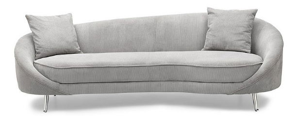 Sofa III Frederic (siva + srebrna)