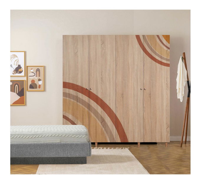 Ruhásszekrény London 978 (szonoma tölgy)