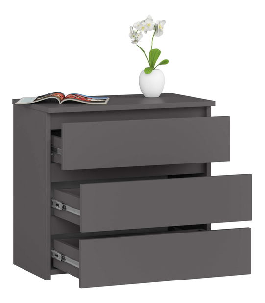 Comodă Cleania CL3 (grafit gri)