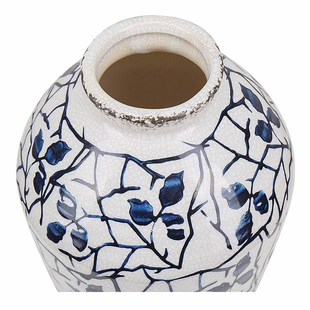Vază 20 cm Malzia (Alb + Albastru)