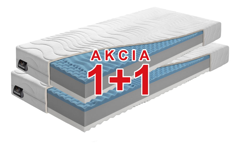 Penový matrac Benab Zero 200x90 cm *AKCIA 1+1 (T4/T3) *výpredaj