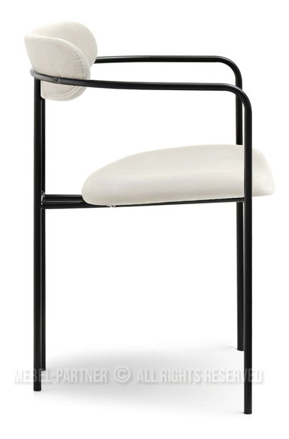 Stolička Magnus (krémová + čierna)