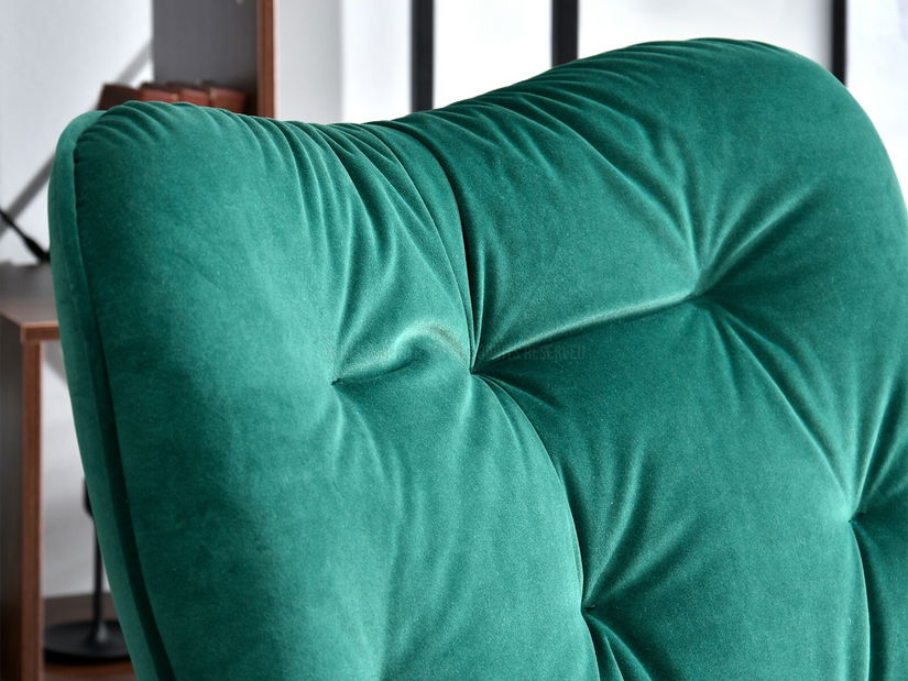 Fotoliu Meryl (verde + auriu)