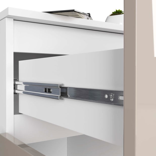 Komoda Kaveri (cappuccino sjajni)