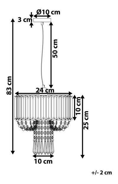 Luster Adora (sivá)