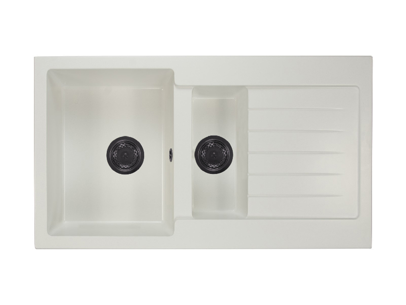 Kuhinjski sudoper Altava (bijela) (sa 3 otvora za baterije) (D)