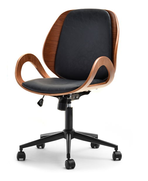 Fotoliu Ginny (nuc închis + negru)