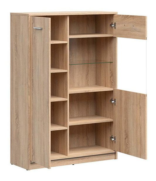 Vitrină Nepo Plus 24 (stejar sonoma) 