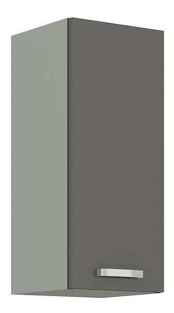 Horná kuchynská skrinka Gonir 30 G-72 1F (korpus: sivá + front: lesk sivý)