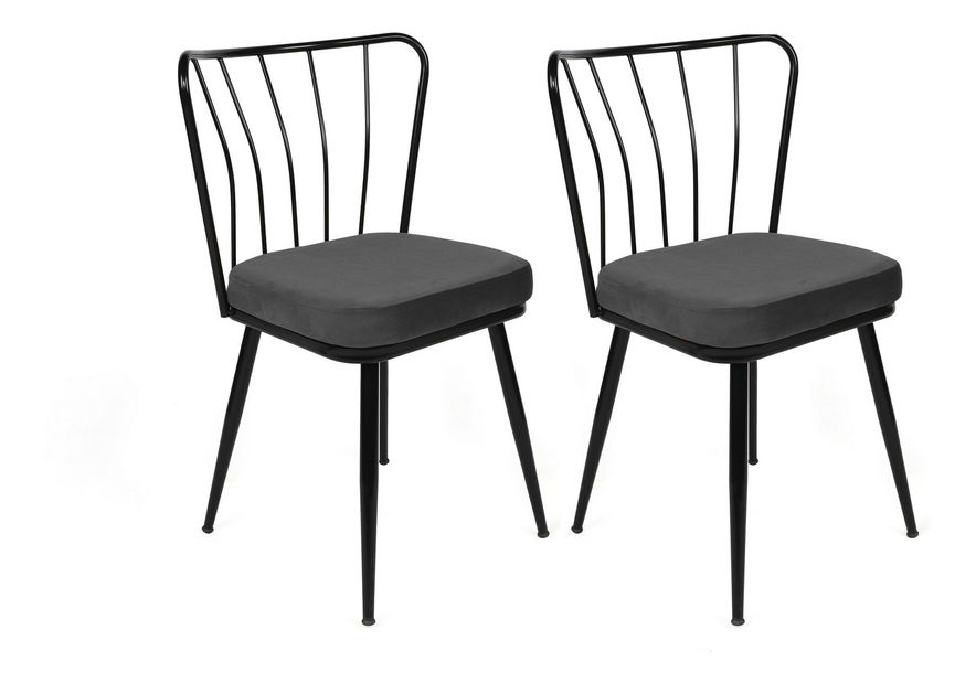 Szék szett 2 db. Ypsilon (fekete)