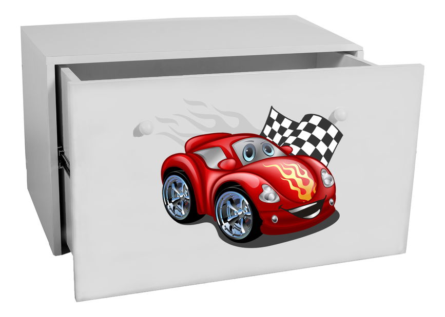 Gyermek tároló box Ione (fehér)