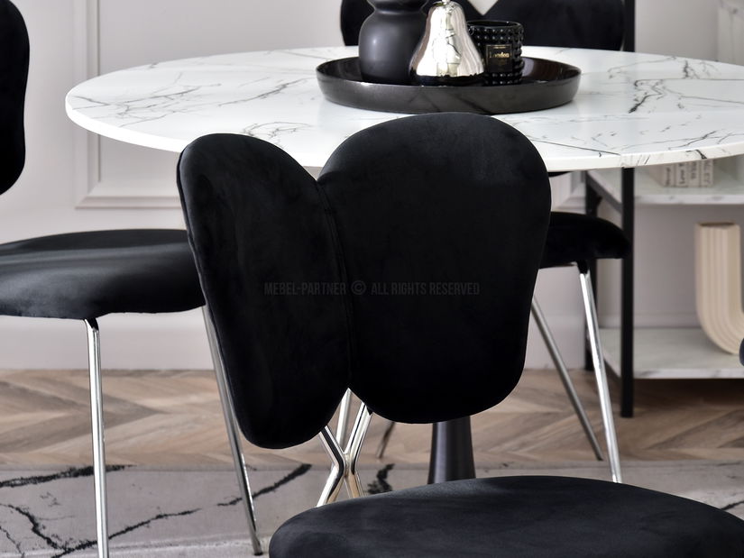 Stolička Wrangler (čierna + chrómová)