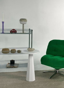 Príručný stolík Lilia (biela)