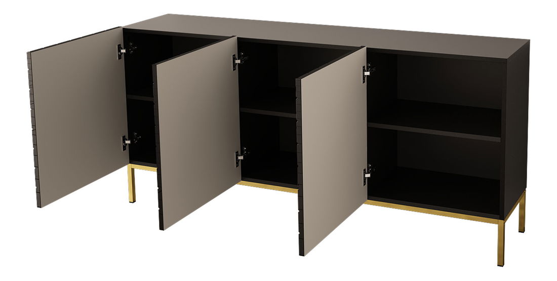 Komód Gallina (fekete)