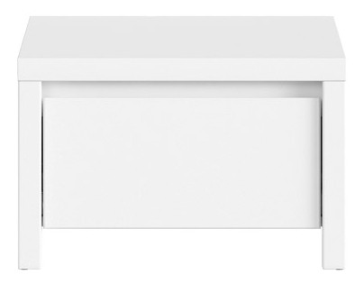 Noptieră Kaspian KOM1S (alb + alb mat) *vânzare stoc