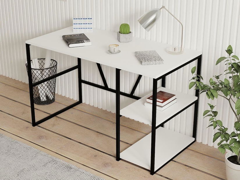 PC asztal Tonove 2 (fehér) 