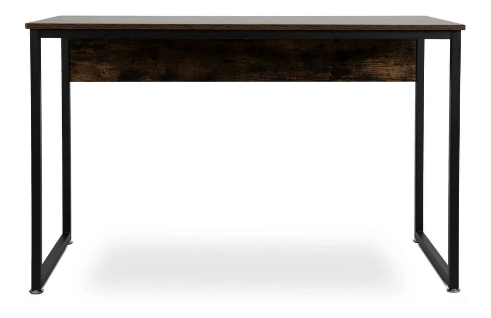 Pisaći stol Regular (hrast rustikal + crna) 