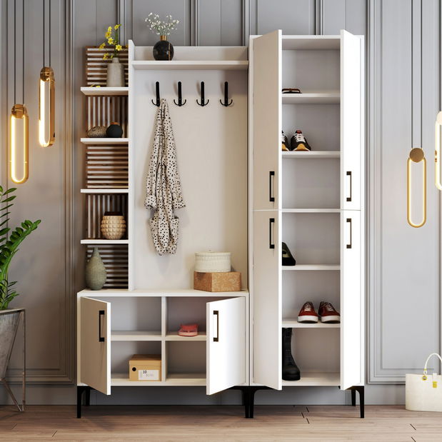 Mobilier hol Valery 5 (alb)