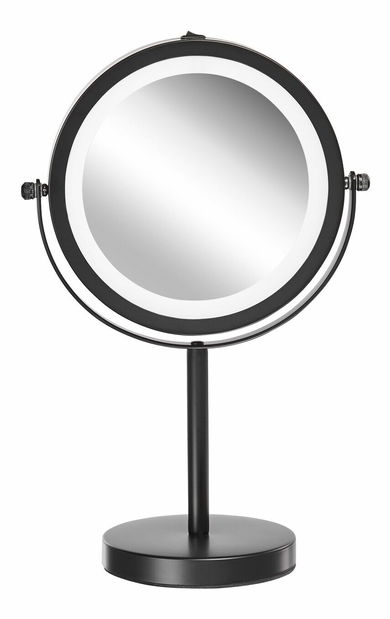 Makeup zrkadlo ø 17 cm Tucha (čierna)