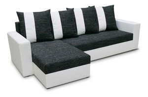 Colțar Porter (Gri șuvițat + Alb) (S)