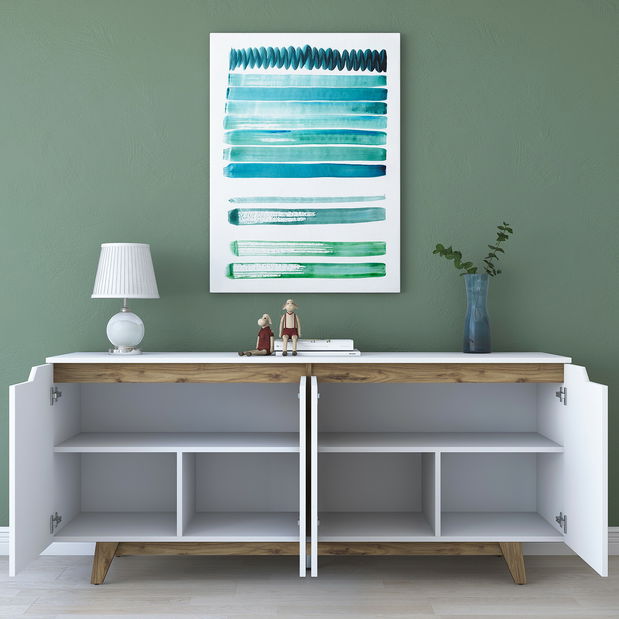 Ormarić Gigi (bijela + orah)