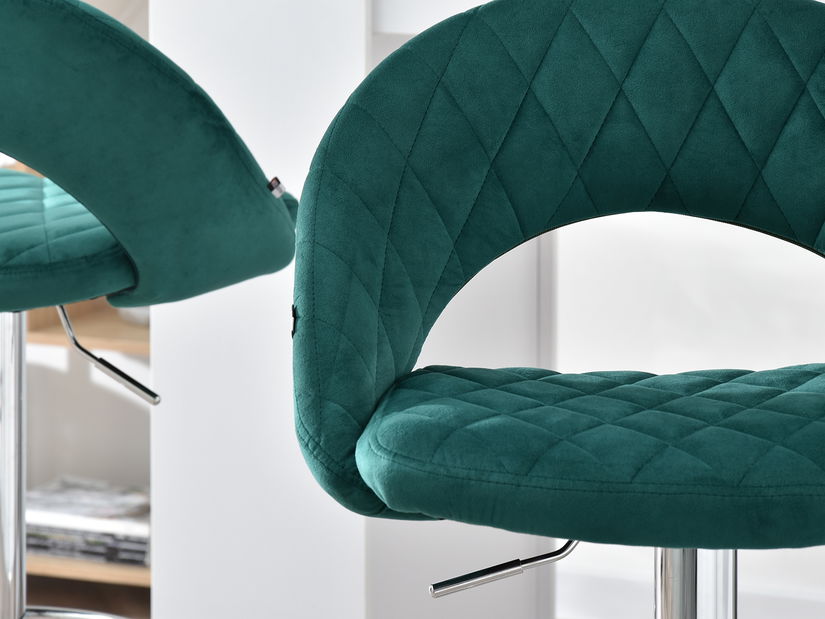 Scaun Hamlet (verde + crom)