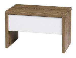 Noptieră Lataressa 1 (Stejar burgund + alb lucios)