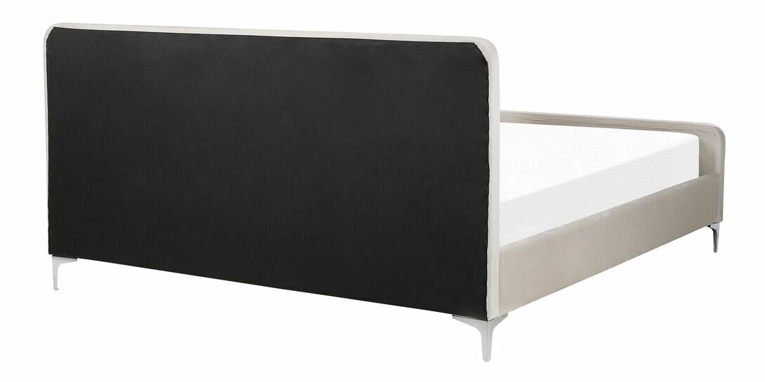 Čalúnená posteľ 180x200 cm Laraine (svetlosivá) (s roštom)