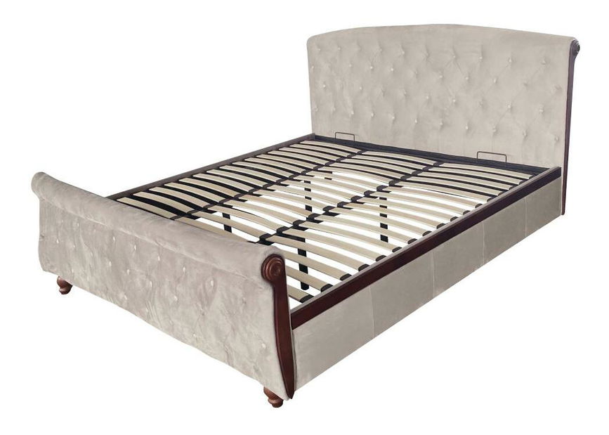 Manželská posteľ 180x200 cm Bretto (sivohnedá)Taupe Velvet látka)