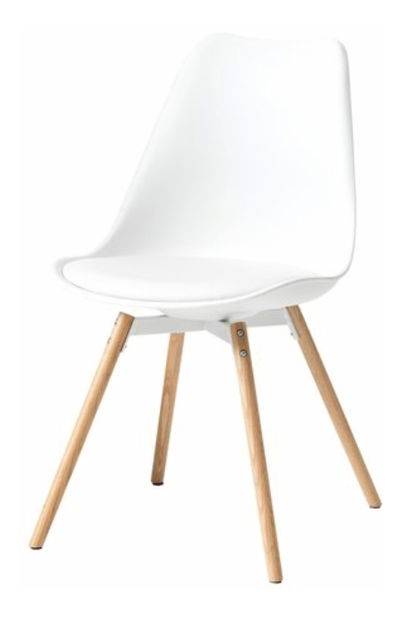 Jedálenská stolička Semer (biela)