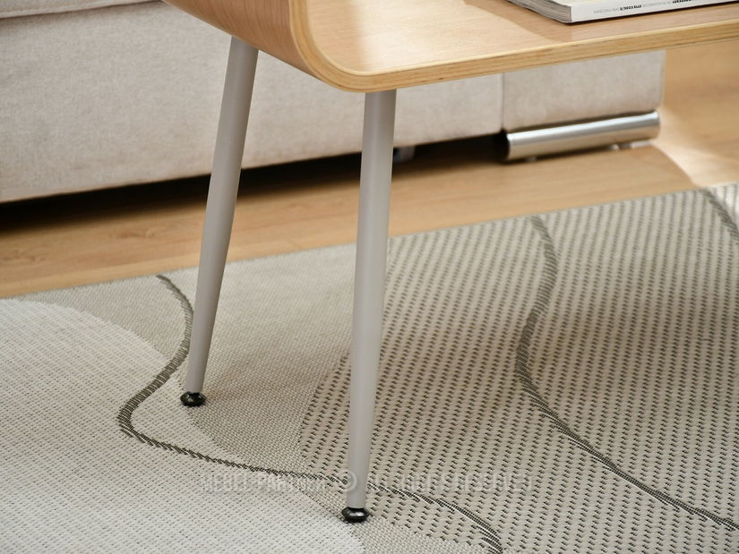 Konferenčný stolík Largus (dub + sivá)