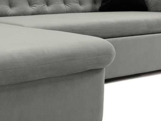 Pohovka trojsedačka Ernas (čierna + tmavozelená) *výpredaj