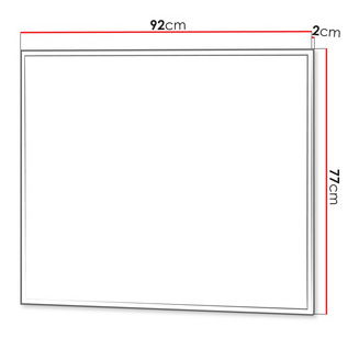 Tükör Semplo SM 04 (alpesi fehér) 