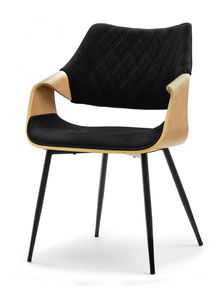 Stolica Rolf K (crni hrast + crna)