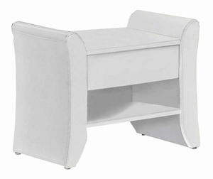 Noćni stolić Dekent (bijela) 