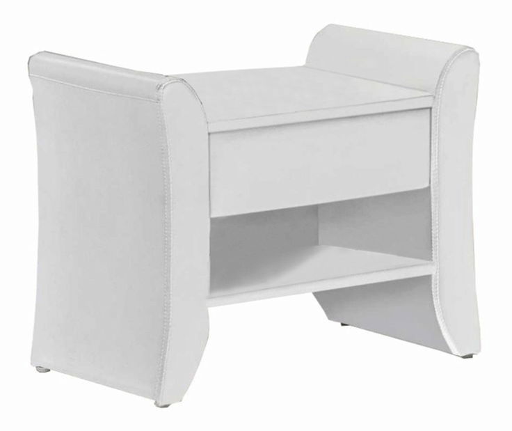 Noptieră Dekent (alb)