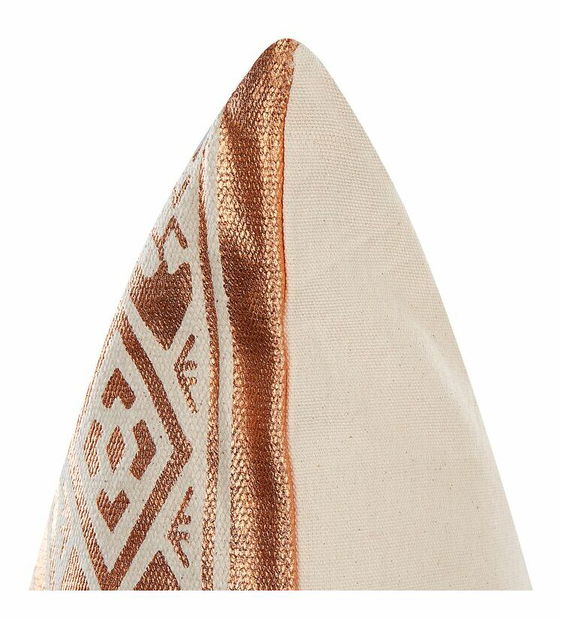 Ozdobný vankúš 50 x 50 cm Ouda (medená)