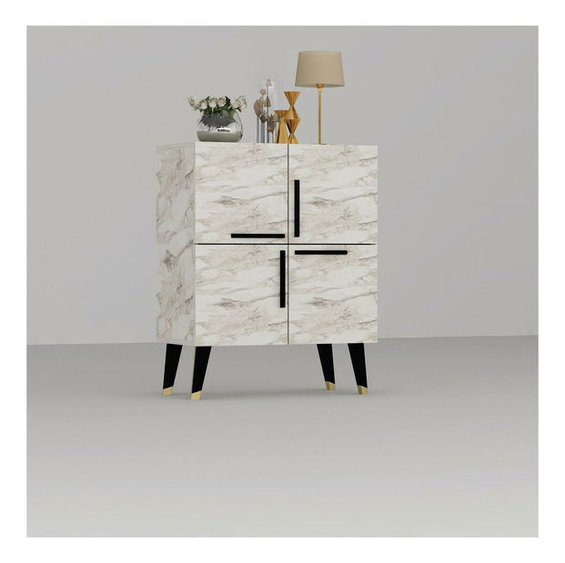 Szekrény Mariona (epheszoszi márvány + fekete)