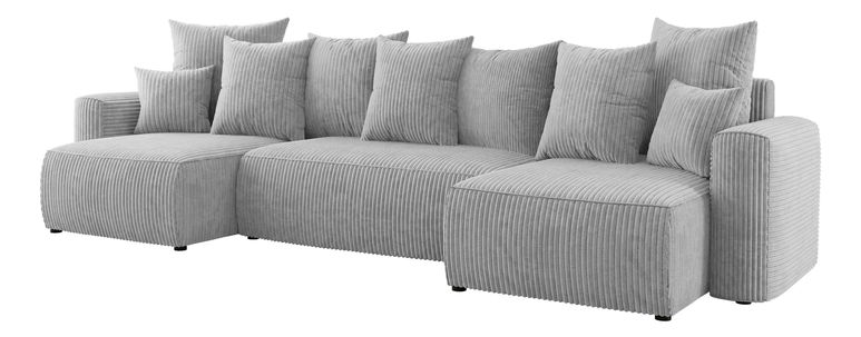 Rohová sedačka Denia U (svetlosivá)