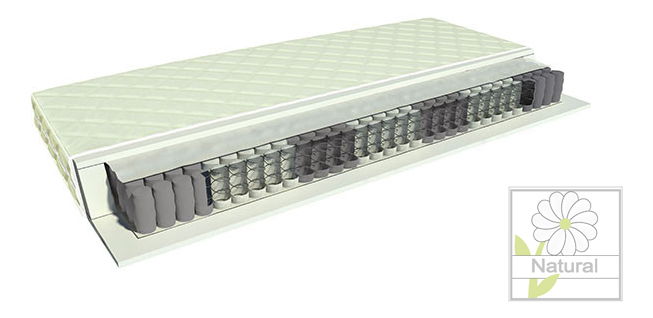 Taštičkový matrac BRW Natural 200x160 cm