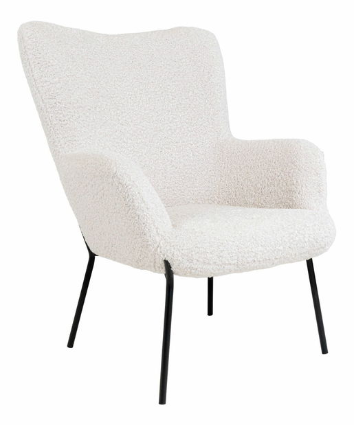 Kreslo s taburetkou Geaveta 2 (biela)