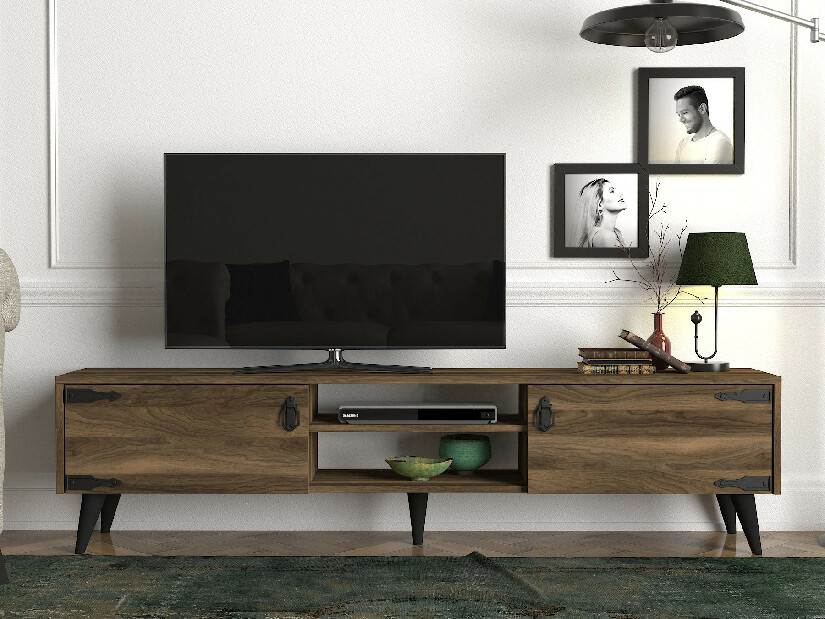 Mobilier living Ateny 2 (Nuc + Negru)