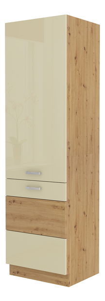 Kuhinjski ormarić za namirnice Arryn 60 DK-210 2F (Hrast artisan + krem sjaj)