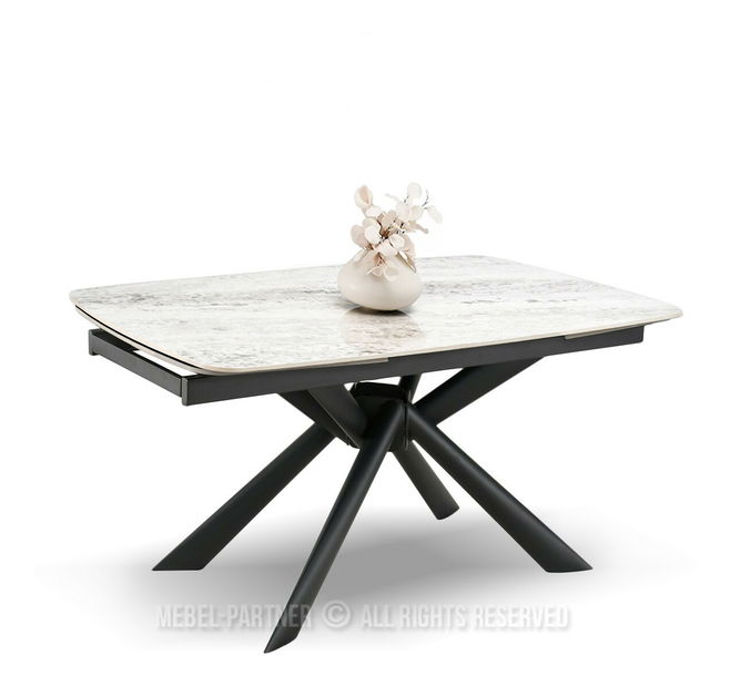 Masă sufragerie Deportaron (gri + negru)