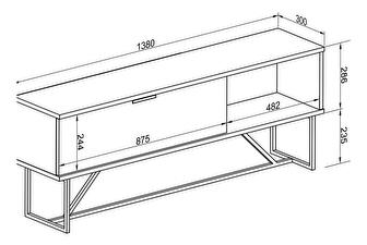 TV asztal/szekrény Asir Coly