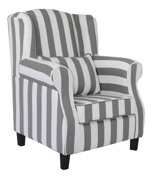 Kreslo Mela páskovaná