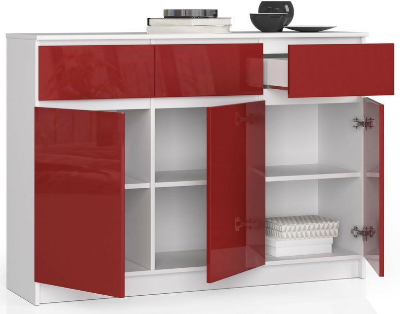 Komoda Keanu VI (crveni sjaj)